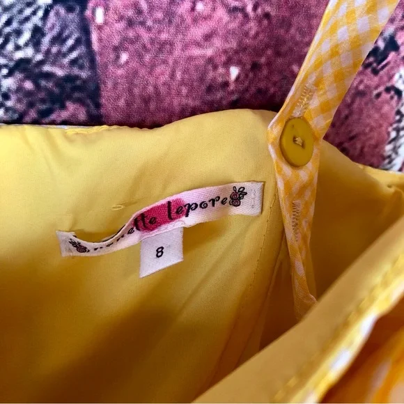 Nanette Lepore silk gingham bow front dress - Picture 4 of 7